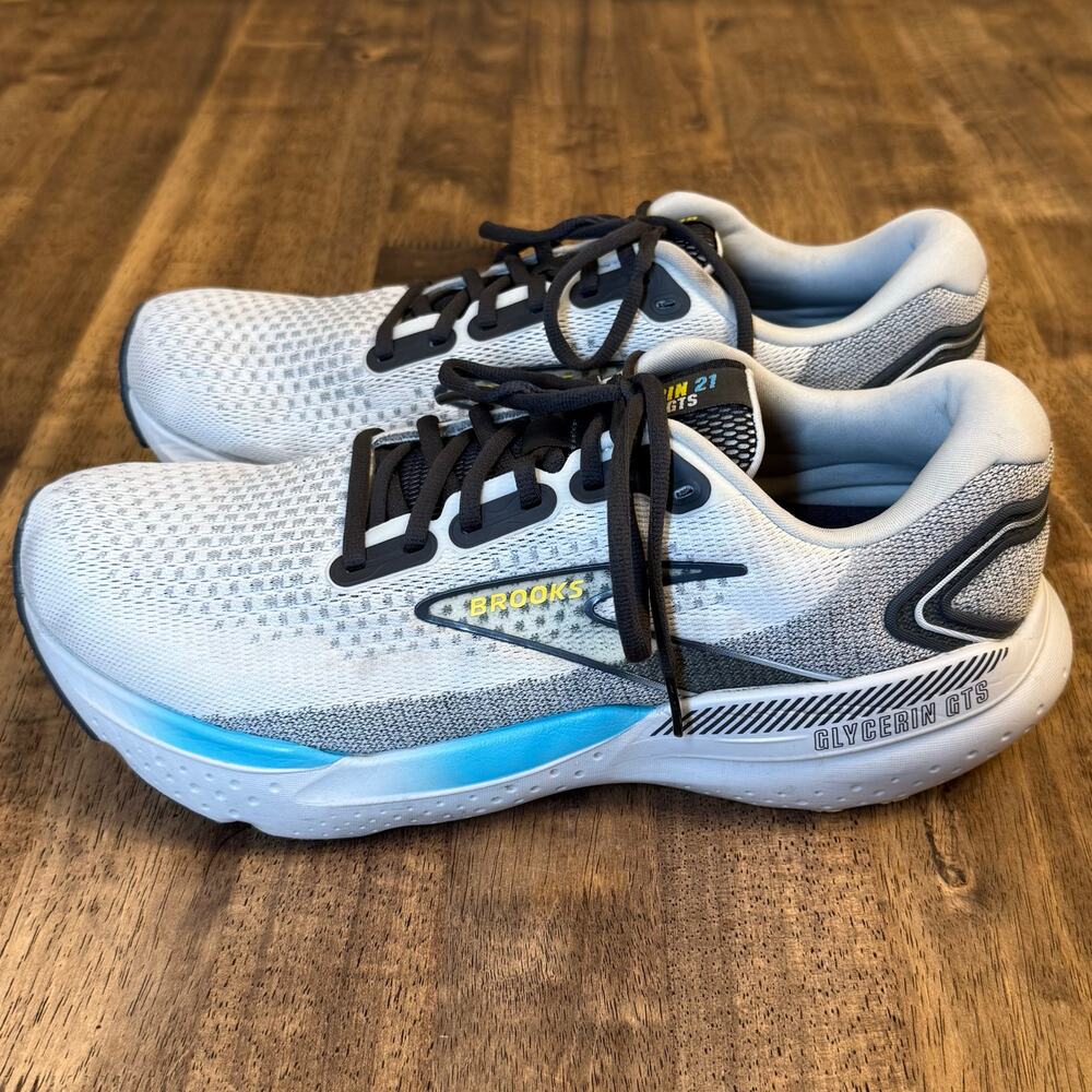 Brooks Glycerin GTS 21 Shoe Running Walking DNA Loft Cushion Coconut Men’s 11.5D - Picture 9 of 10